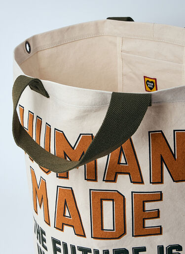 HUMAN MADE 大号帆布托特包  白色 hmd0161010