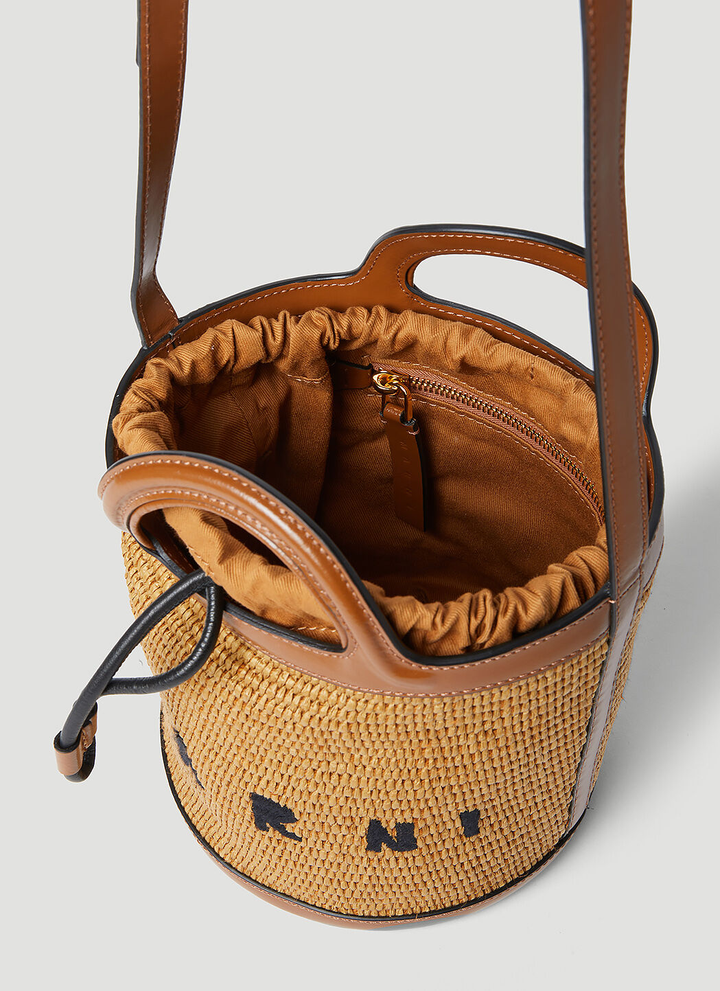 Marni Women's' Tropicalia Small Bucket Bag in Brown | LN-CC®