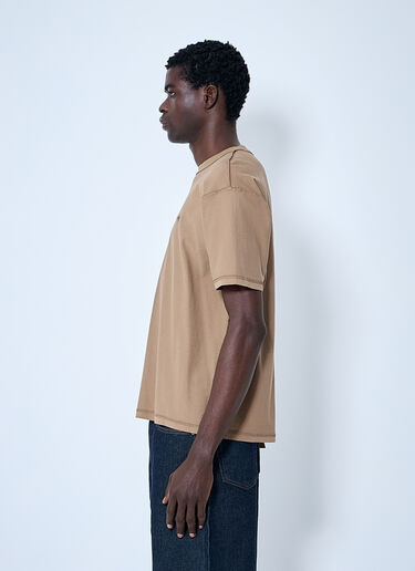 Stüssy Logo Motif T-Shirt Brown sts0160008