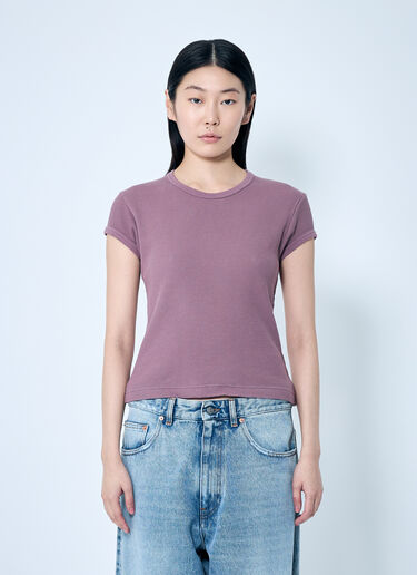 Acne Studios Thermal T-Shirt Purple acn0259008