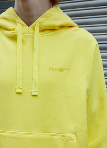 Massimo Osti Studio Logo Hooded Sweatshirt Yellow mao0158034