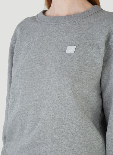 Acne Studios Face Sweatshirt Grey acn0245003