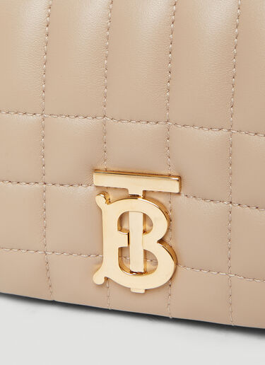 Lola Quilted Mini Shoulder Bag Burberry Lola Quilted Mini Shoulder Bag Beige bur0253051
