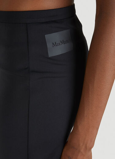 Max Mara Conero Jersey Skirt Black max0249025
