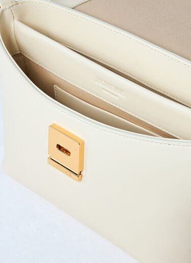 Jacquemus 르 롱 카레 숄더백  화이트 jac0260055