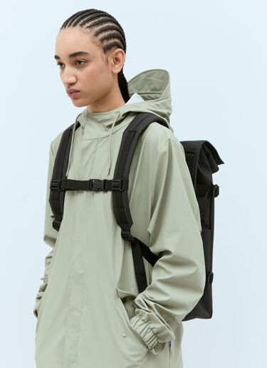 Rains Large Rolltop Rucksack Black rai0356013