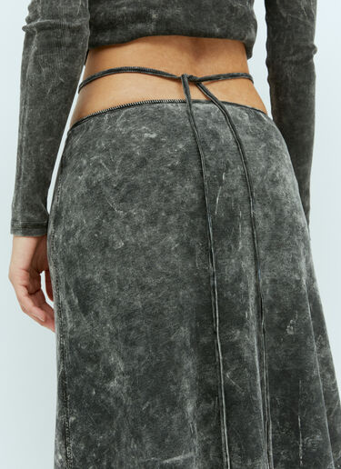 Diesel O-Rossi Midi Skirt Grey dsl0257011