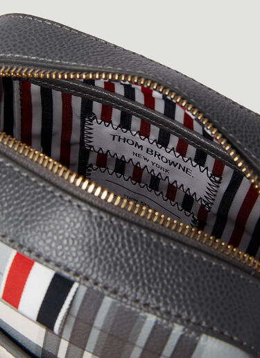 Vertical Camera Crossbody Bag Thom Browne Vertical Camera Crossbody Bag Grey thb0151041