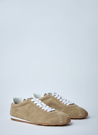 Plume Sneakers Miu Miu Plume Sneakers Beige miu0261019