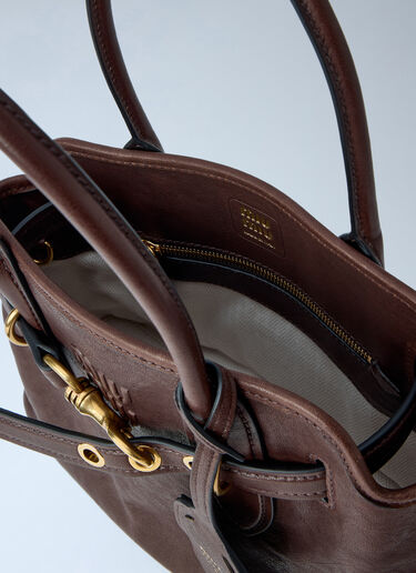 Miu Miu Adventure Nappa Leather Bag Brown miu0266003