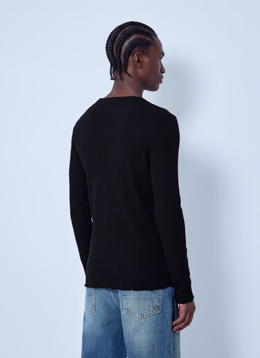 Our Legacy Elongated Longsleeve Top Black our0165018