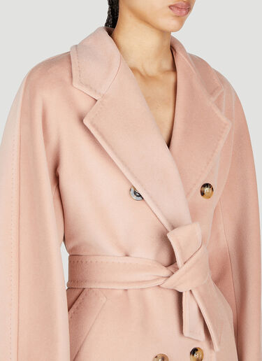 Max Mara Madame Double Breasted Coat Pink max0253013
