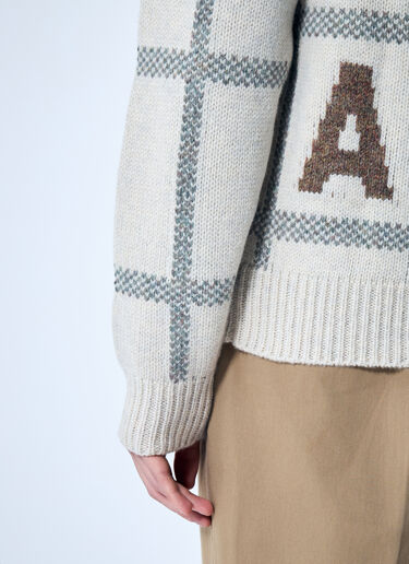 Human Made Animal Half-Zip Sweater Beige hmd0159005