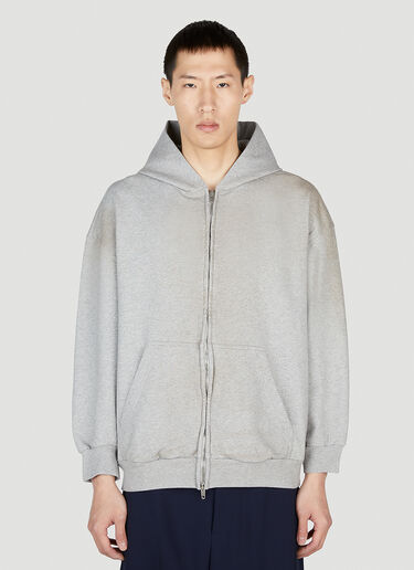 Balenciaga Classic Hooded Sweatshirt Grey bal0152046