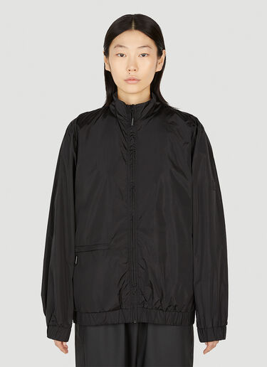 Rains Logo Patch Track Jacket Black rai0352010