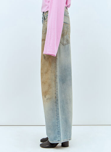 Acne Studios Distressed Super Baggy Jeans Blue acn0257004