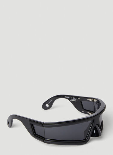 Walter Van Beirendonck x Komono Alien Sunglasses Black wlt0152047
