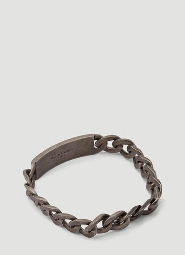 Maison Margiela [커브] 체인 브레이슬릿 실버 mla0149047