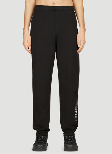Moncler Logo Print Track Pants Black mon0153030