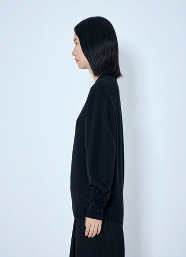 LN-CC® - Toteme: Classic Cashmere Crew Knit - Black Toteme Classic Cashmere Crew Knit Black tot0265061