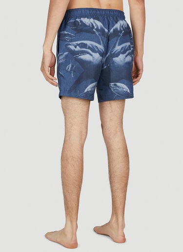 Burberry Shark Print Swim Shorts Blue bur0152041