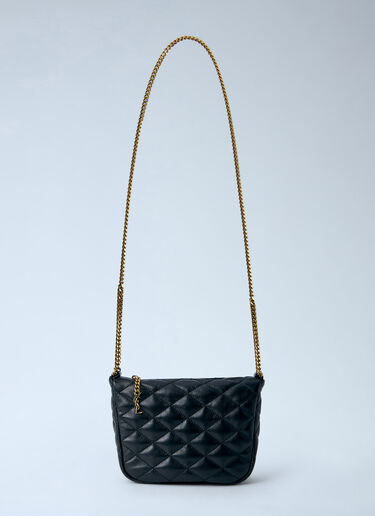 Saint Laurent Quilted Leather Chain Bag Black sla0263063