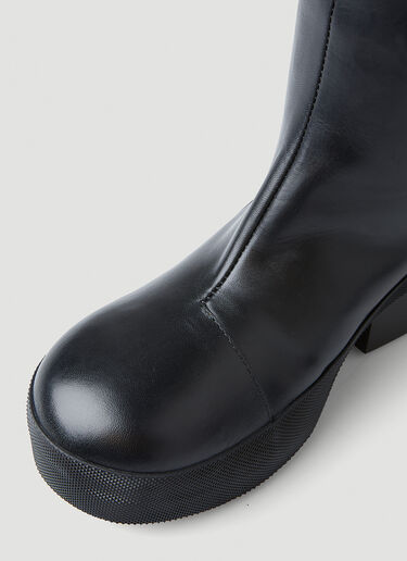 Raf Simons 라운드 토 부츠 블랙 raf0250011