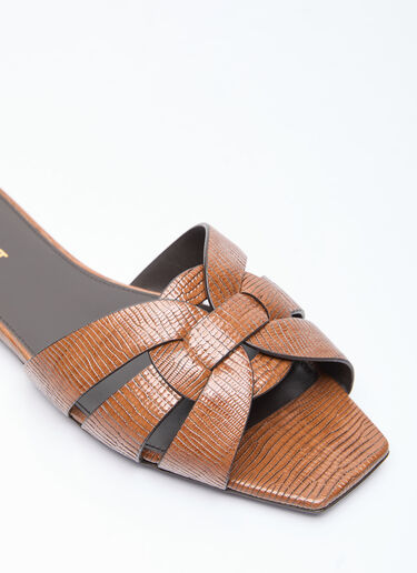 Saint Laurent Tribute Sandals Brown sla0255050