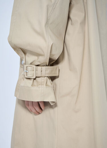 LN-CC® - Toteme: Oversized Cotton Trench - Beige Toteme Oversized Cotton Trench Beige tot0265002
