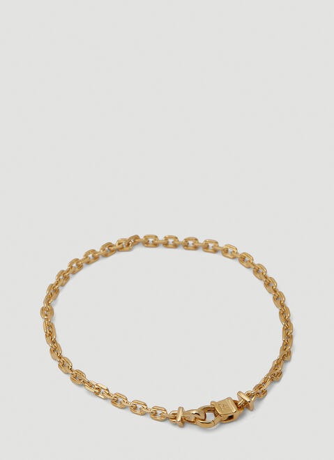 Tom Wood Anker Chain Bracelet Gold tmw0353020