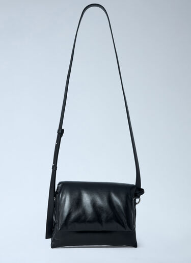 Leather Crossbody Bag Moncler + Jil Sander Leather Crossbody Bag Black mjl0262004