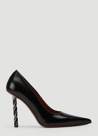 Vetements Drill-Bit Heeled Pumps Black vet0243025