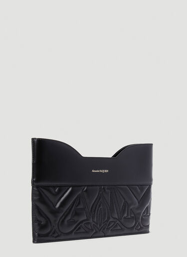 Alexander McQueen Bow Zip Pouch Black amq0251012