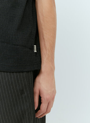 Stüssy Wrinky 条格衬衫 黑色 sts0152050