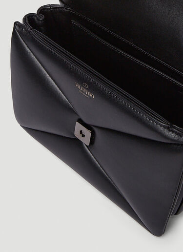 Valentino Maxi Stud Shoulder Bag Black val0249038