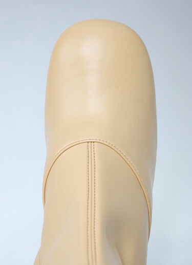 Chloé Janis Heeled Boots Beige chl0262026