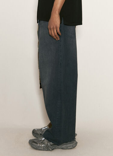Balenciaga Camo Hybrid Baggy Pants Grey bal0156009