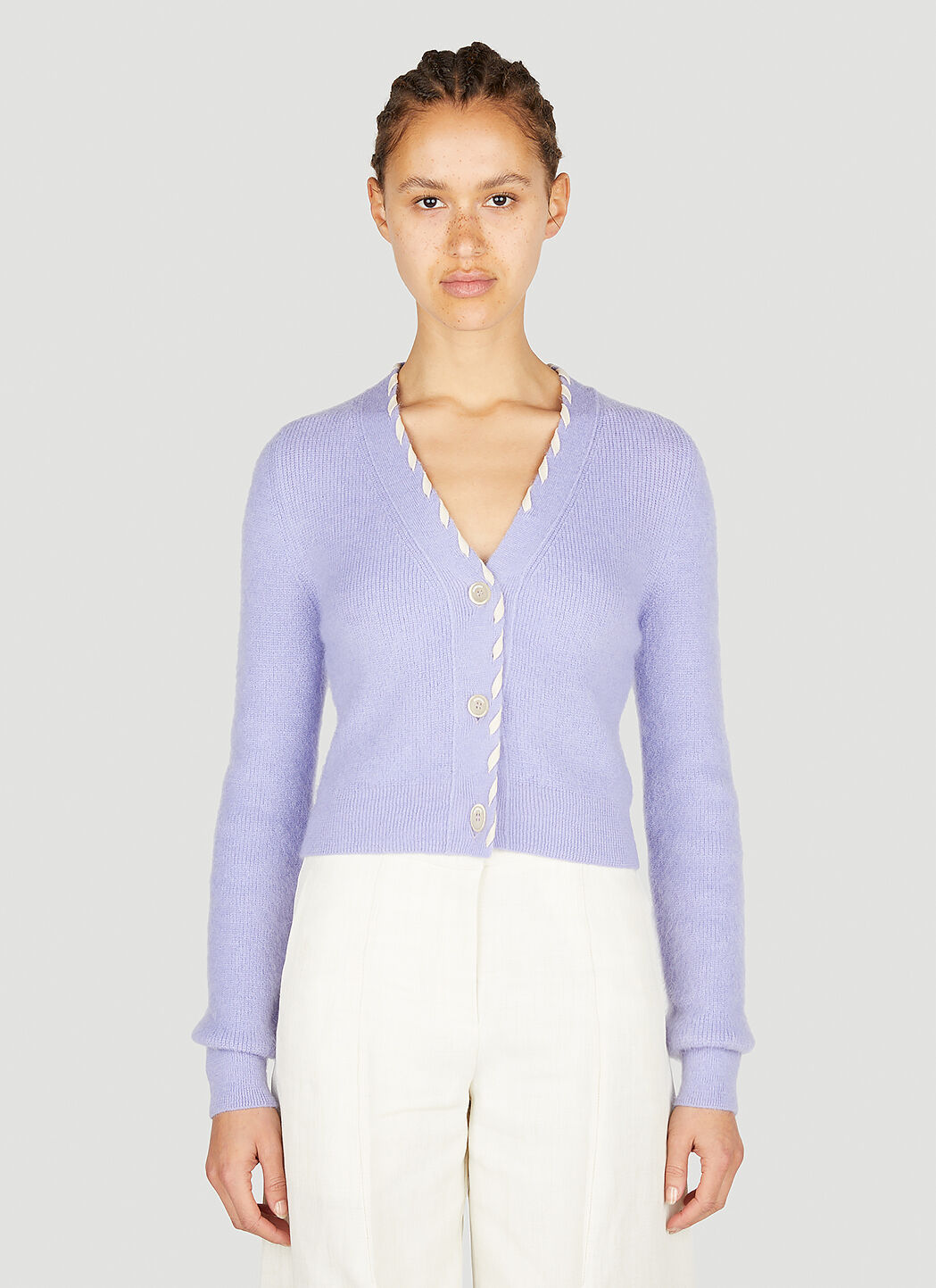 Jacquemus Le Cardigan Lazo in Purple | LN-CC
