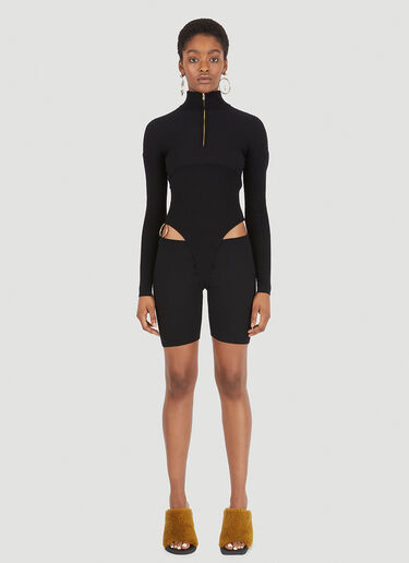 Jacquemus Le 보디 [보르미오] 플레이수트 블랙 jac0246017