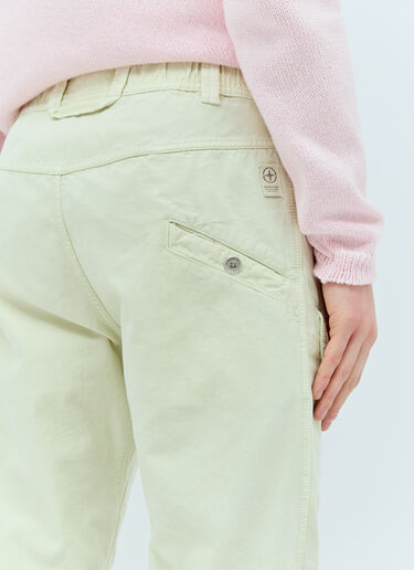 Stone Island Canvas Cargo Pants Green sto0156018