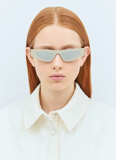 Gucci Cat-Eye Sunglasses Silver gus0258003