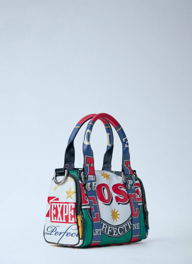 Martine Rose Mini Beer Mat Graphic-Print Tote Bag Yellow mtr0164002