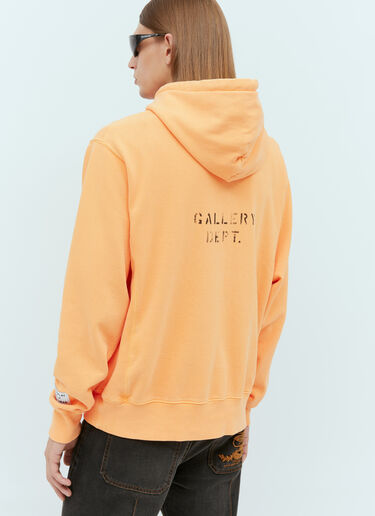 Gallery Dept. Dept Logo Hooded Sweatshirt Orange gdp0152019