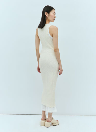 Jil Sander+ Knit Midi Dress Beige jsp0255008