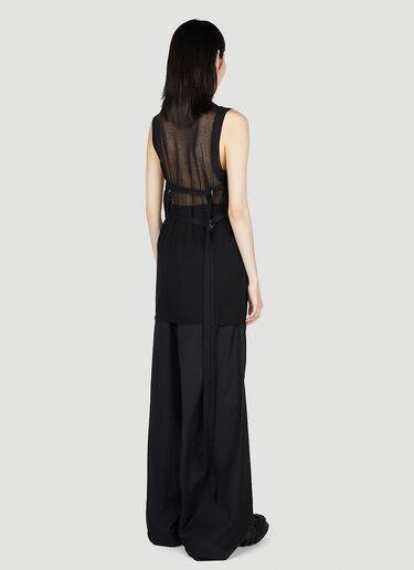 Gaetane Tank Top Ann Demeulemeester Gaetane Tank Top Black ann0252010