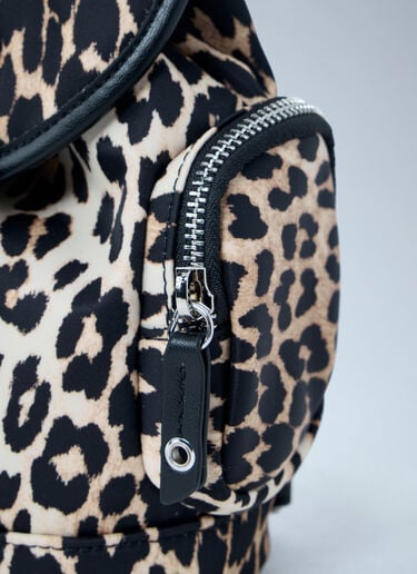 GANNI Bucky Backpack Brown gan0263039