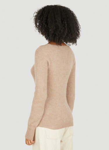La Maille Pau Cardigan Jacquemus La Maille Pau Cardigan Beige jac0250114