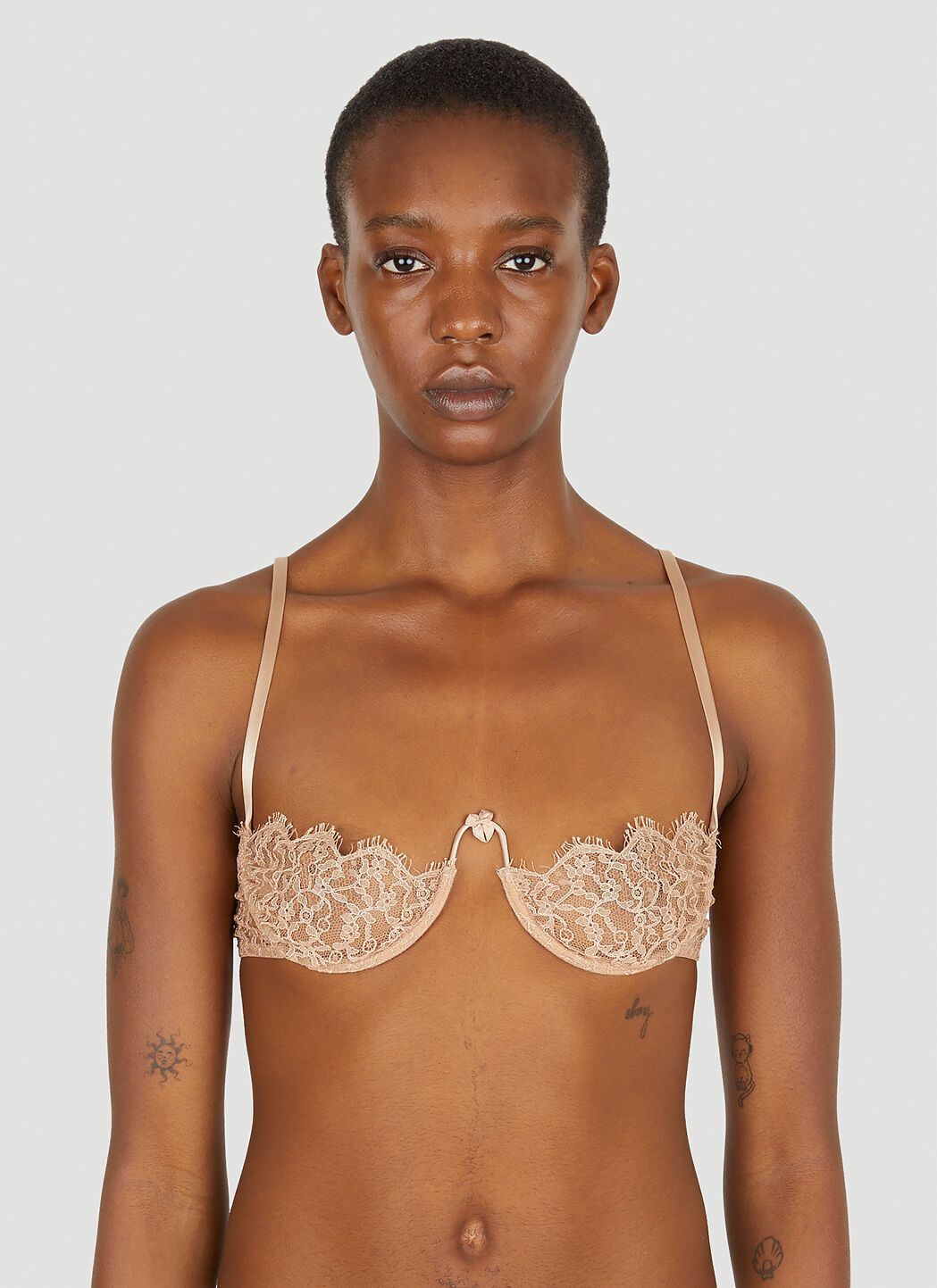 Flower lace bra top