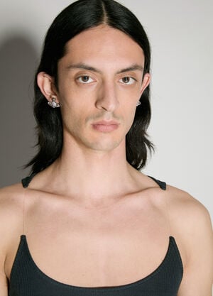 Vivienne Westwood Mini Bas Relief Earrings Silver vww0356003