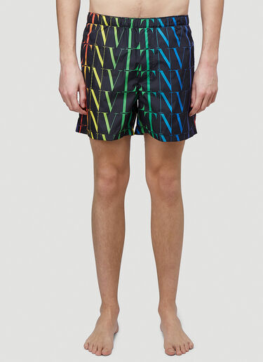 Valentino VLTN Times Swim Shorts Black val0143016